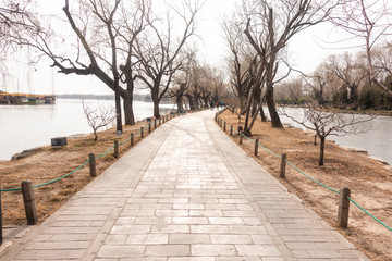 BEIJING, CHINA - DECEMBER 22, 2018: Summer Palace in Beijing
