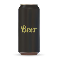 Realistic beer can