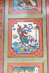 Wall painting in the Chinese Naja Temple.