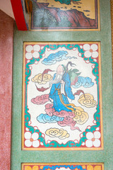 Wall painting in the Chinese Naja Temple.