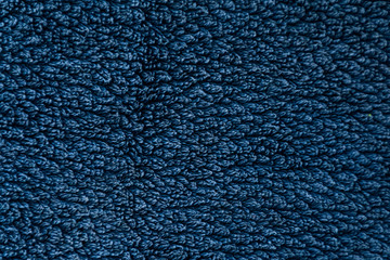 Blue towel frottee texture