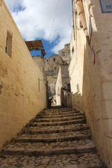 narrow street in old town