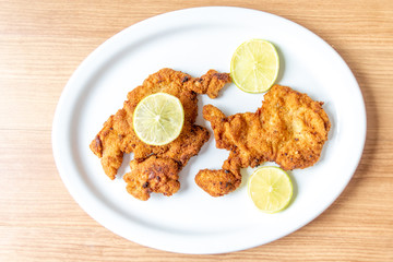 Delicious breaded beef