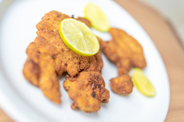Delicious breaded beef