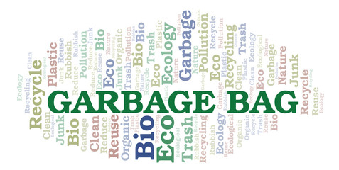 Garbage Bag word cloud.