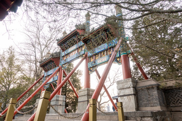 BEIJING, CHINA - DECEMBER 22, 2018: Summer Palace in Beijing