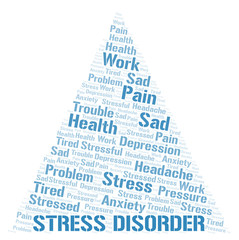 Stress Disorder word cloud.