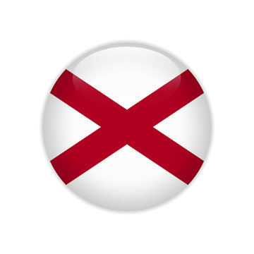 Flag  Alabama button
