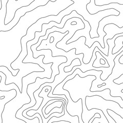 Topographic map background. Geographic World Topography map grid abstract vector illustration. Topo map with elevation.