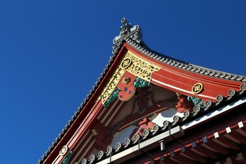 Fototapeta na wymiar Tokyo Buddhist Temple