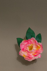 Rose aus Plastik