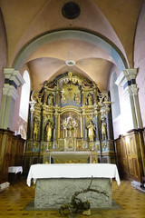 Autel. Eglise Saint-Gervais et Saint-Protais. Saint-Gervais-les-Bains. / Altar. Church of St. Gervais and St. Protais. Saint-Gervais-les-Bains.