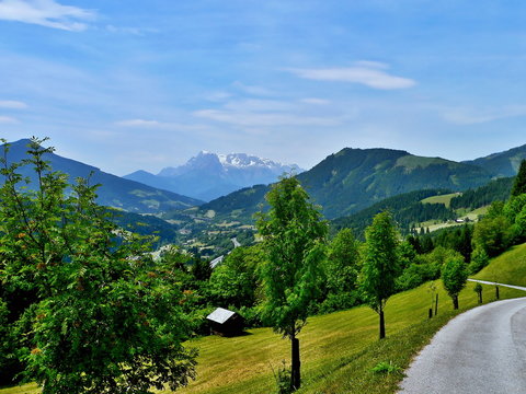 Austrian Alps-view on the Eben im Pongau