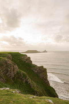 Panorama del Galles - Worm's Head (Gower, Swansea)