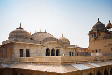 Scenic view of Amber or Amer fort in Jaipur, India