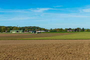 Fototapeta na wymiar farmland landscape in Europe