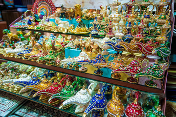 Grand Bazaar souvenir shop  in Istanbul, Turkey