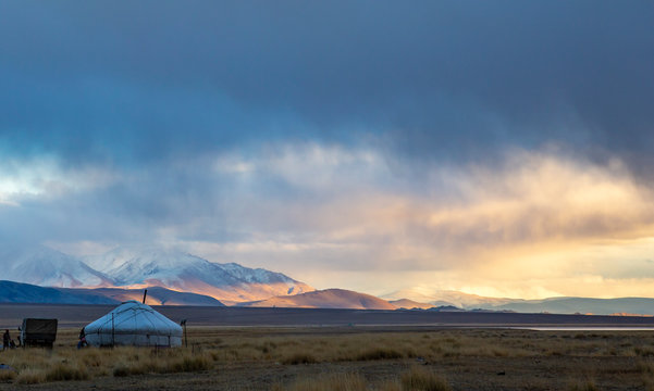 landscape of Western Mongolia