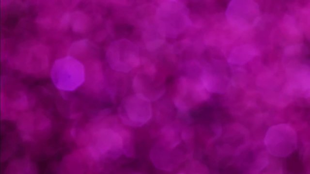 Violet Merry Christmas magical bokeh lights background. Full HD video for the New Year backdrop.