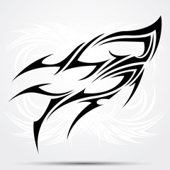 Vector illustration, art on a white abstract background