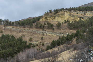 Mountain landscapes of the city of Kislovodsk