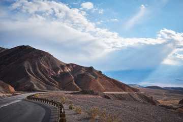 road through  mountains