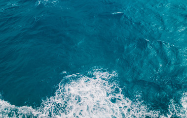 aerial view of the caribbean sea