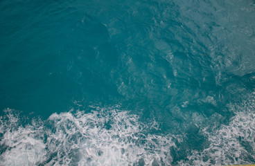 aerial view of the caribbean sea