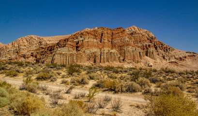 Fototapeta premium standing in front of beautiful inspiring landscape - death valley national park