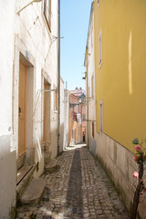 Fototapeta premium narrow street in old town