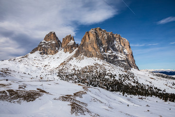 The skiing area Groeden