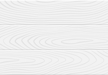 White wooden texture. Vector background