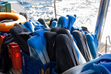 Equipment for snorkeling © ilyaplatonov