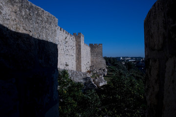 Fototapeta na wymiar The walls of the Old City of Jerusalem, the Holy Land