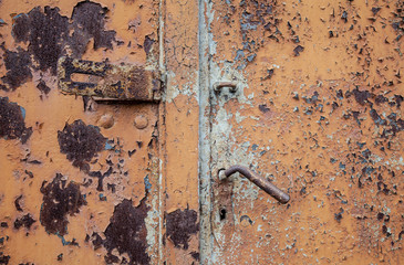 Alte rostige Tür