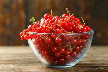 red currants in a plate