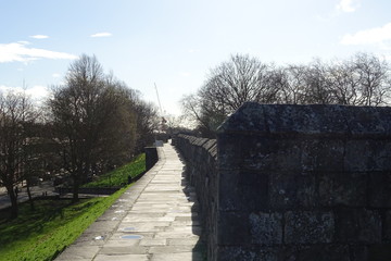 York Wall, England, UK