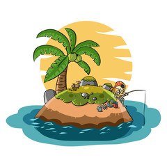 Skeleton Island Pirates Cartoon