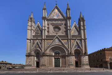 Fototapeta na wymiar Duomo di Orvieto. Umbria, Italy.