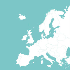 Vector europe map