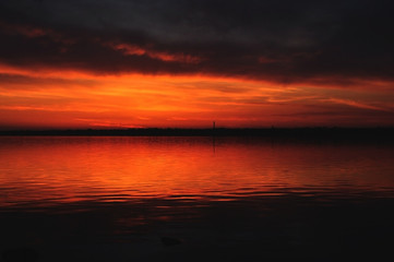 Obraz premium sunset over the sea