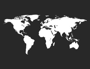 Obraz na płótnie Canvas World map earth