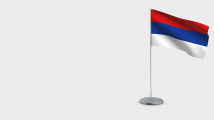 Misiones 3D waving flag illustration.