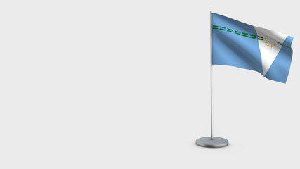 Formosa 3D waving flag illustration.