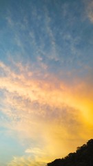 sky with clouds