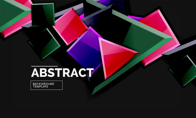 Shiny style geometric background