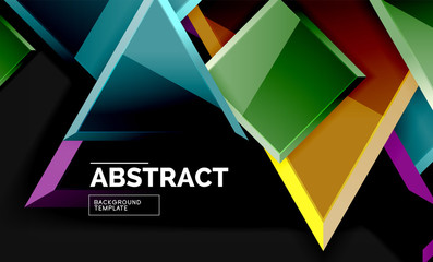 Shiny style geometric background