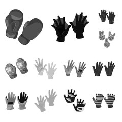 Isolated object of property and distinctive symbol. Set of property and textile vector icon for stock.