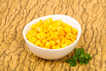 Young sweet corn