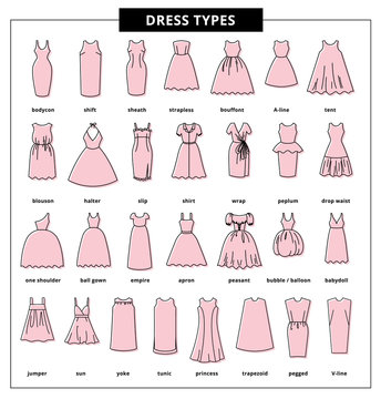 types of bodycon dresses